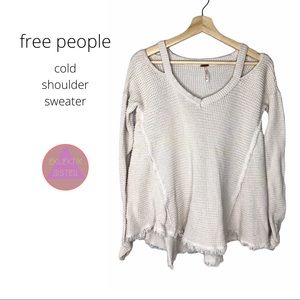 FREE PEOPLE | “Moonshine” rib knit sweater